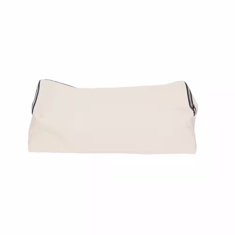 HOUSEHOLD ESSENTIALS 18 in. W x 7 in. H Canvas Storage Bag Clothes Rack in Beige