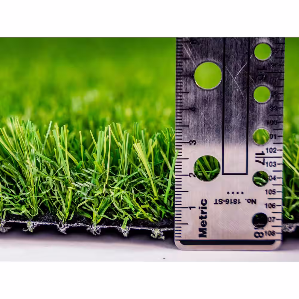 TrafficMaster Verde 12 ft. Wide x Cut to Length Green Artificial Grass Turf
