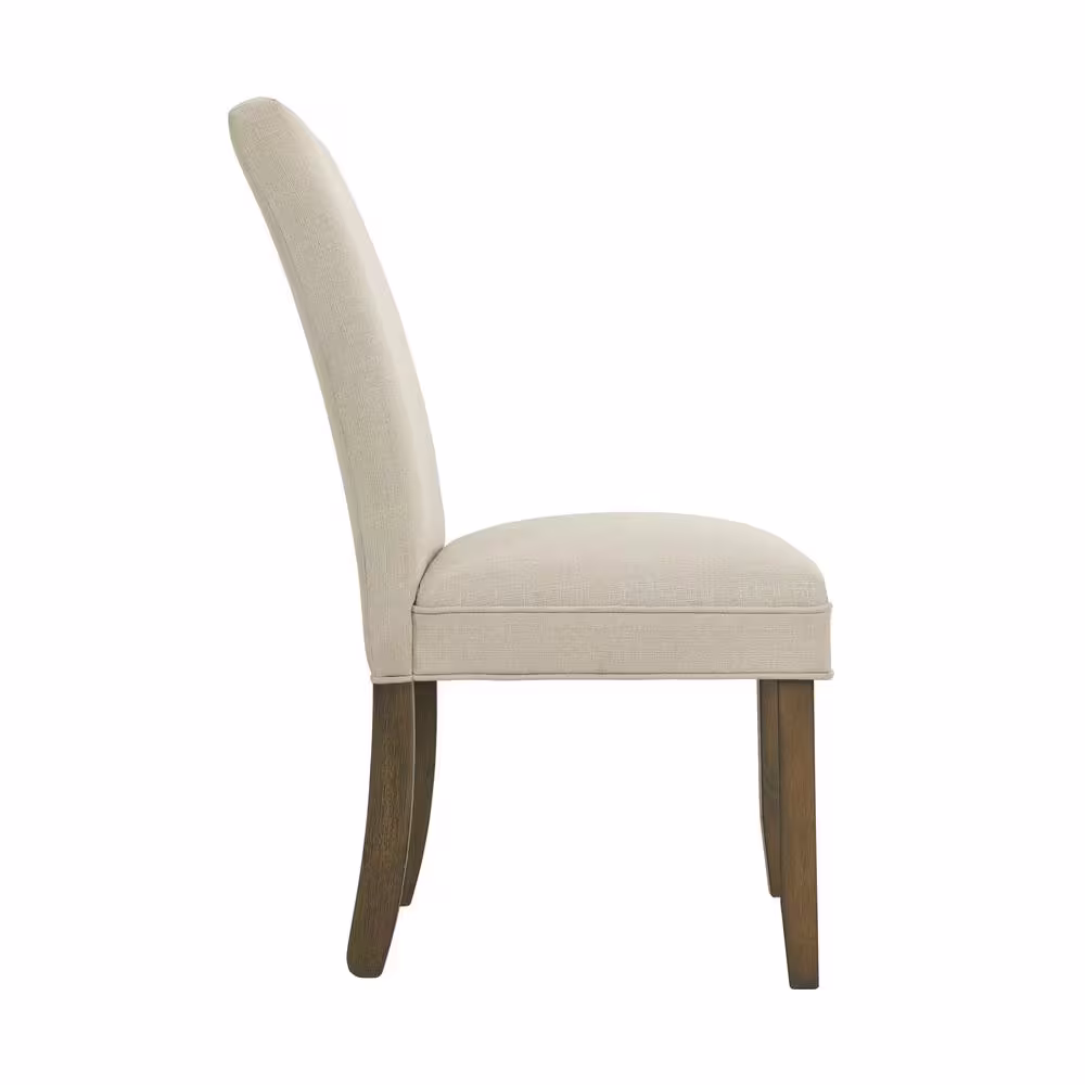 Alaterre Furniture Gwyn Cream Polyester Upholstered Parsons Chair (Set of 2)