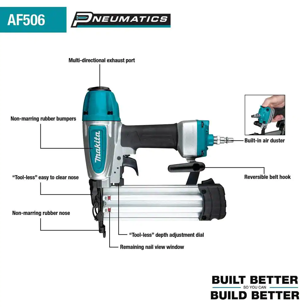 Makita Pneumatic 18-Gauge 2 in. Brad Nailer