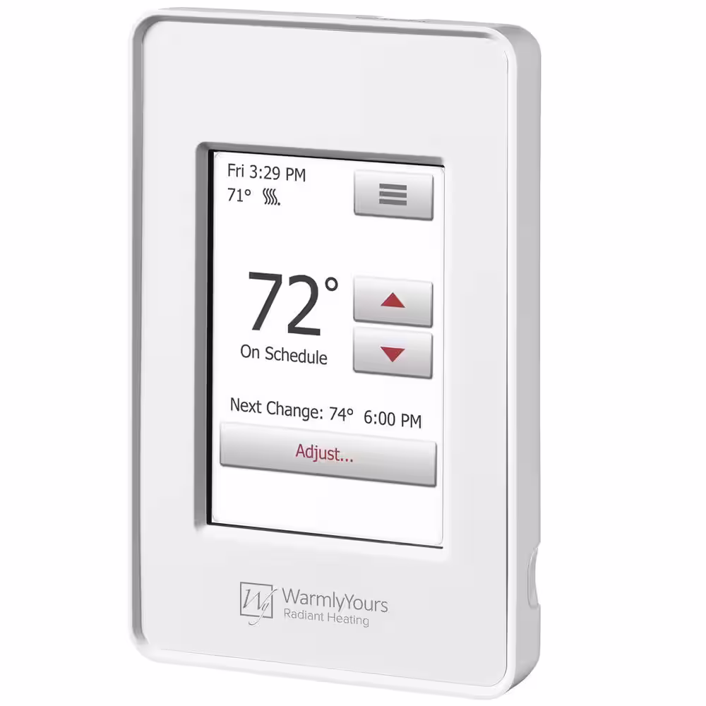 WarmlyYours nSpire Touch WiFi and Touch Programmable Thermostat with Floor Sensor
