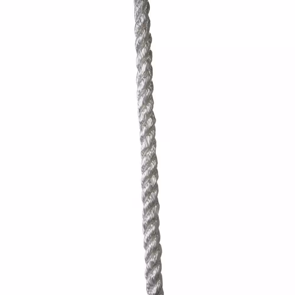 Crown Bolt 5/8 in. x 200 ft. White Twisted Nylon and Polyester Rope