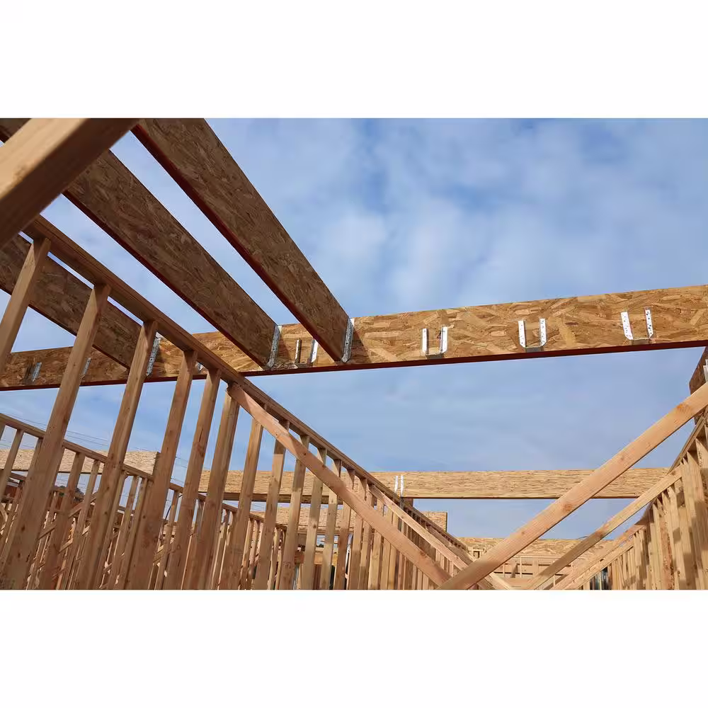 Simpson Strong-Tie HU Galvanized Face-Mount Joist Hanger for 1-3/4 in. x 11-7/8 in. Engineered Wood