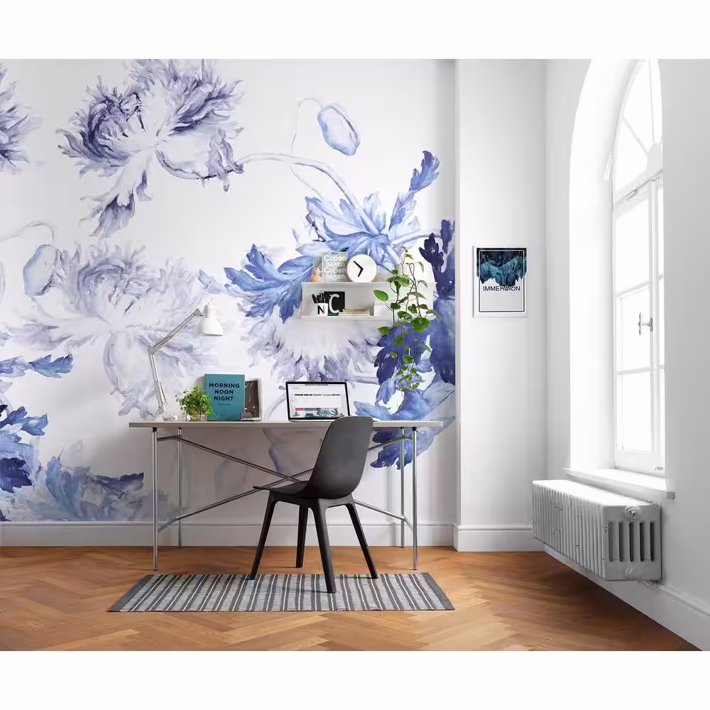Komar Blue Silhouettes Wall Mural