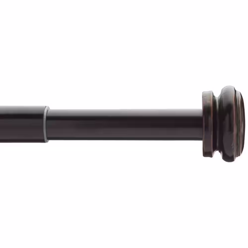 Home Decorators Collection 28 in. - 50 in. Telescoping 3/4 in. Double Rod Conversion Kit in Oil Rubbed Bronze