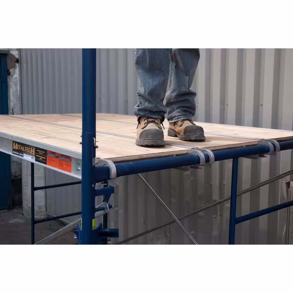 MetalTech 5 ft. Galvanized Steel Safety Guard Rail, Tool/Equipment for Exterior Construction Scaffolding