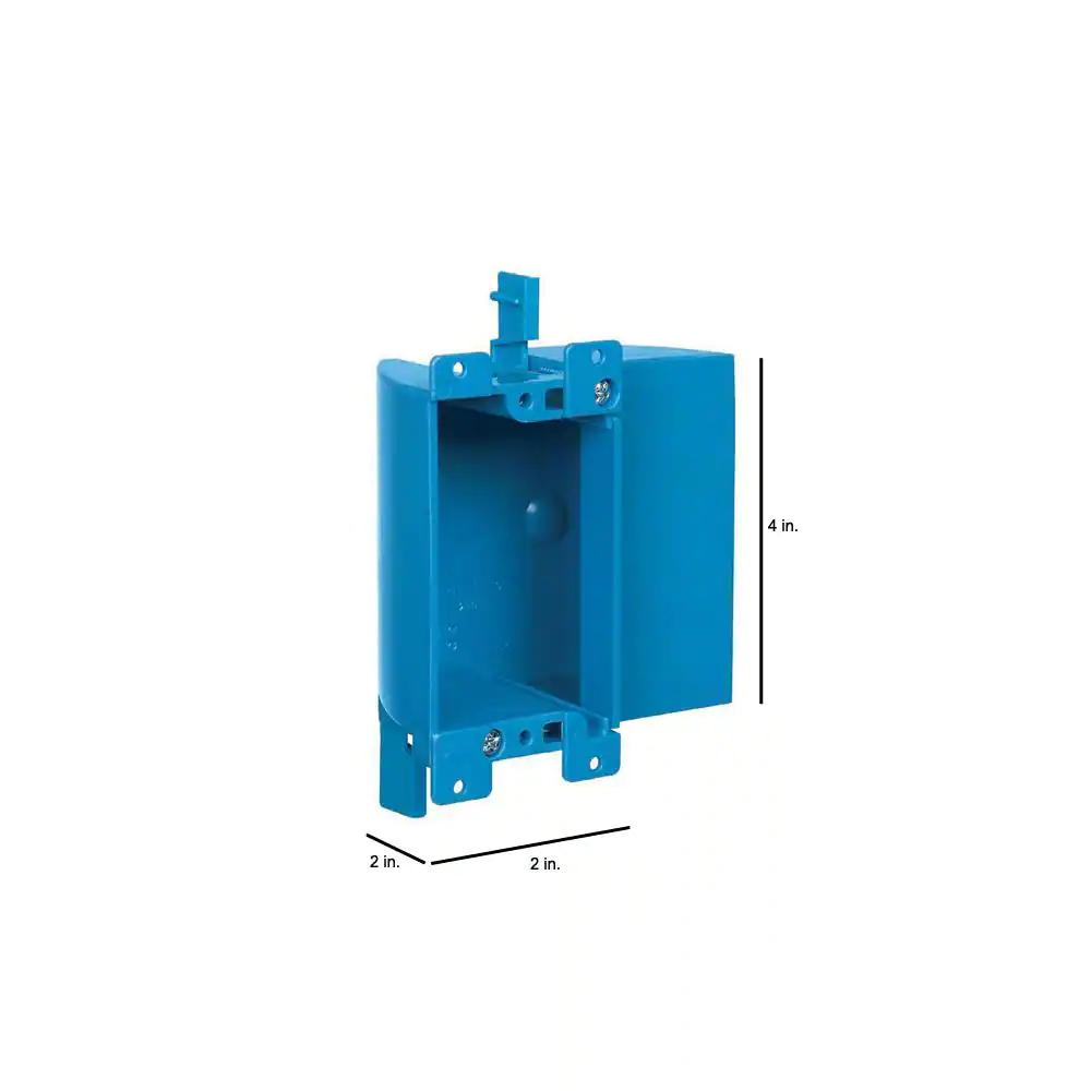 Carlon 1-Gang 17 cu. in. PVC Shallow Old Work Electrical Switch and Outlet Box