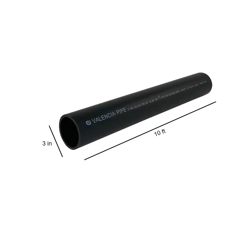 VPC 3 in. x 10 ft. ABS Cell Core Pipe