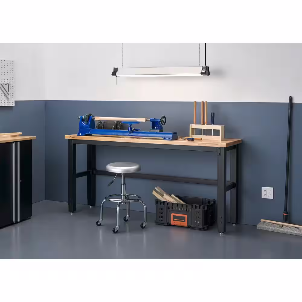 TRINITY 6 ft. W x 19 in. D Adjustable Height Workbench