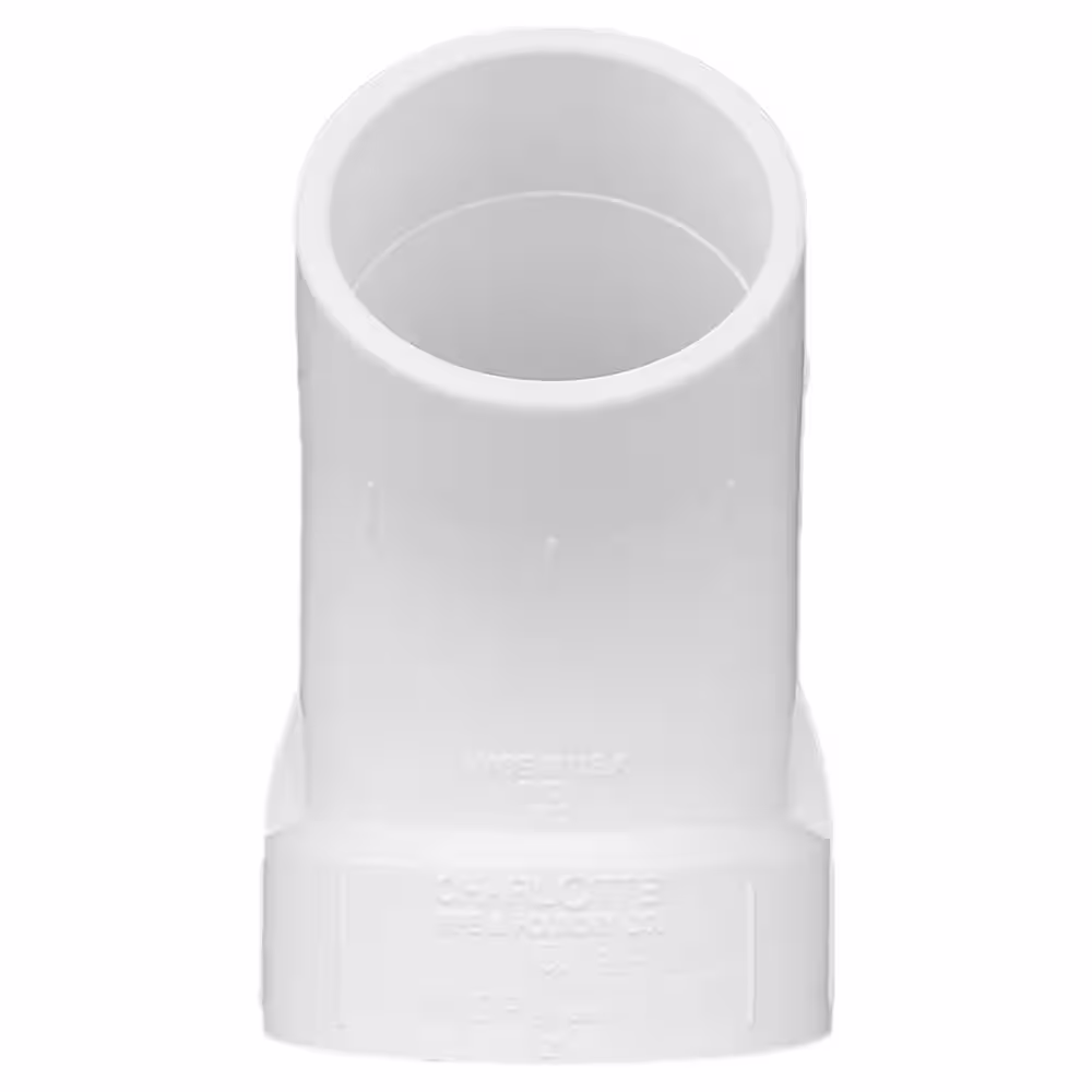 Charlotte Pipe 3 in. PVC DWV 45-Degree Street Elbow