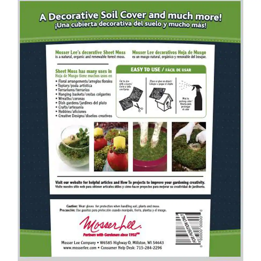 Mosser Lee 325 sq. in. Sheet Moss Soil Cover