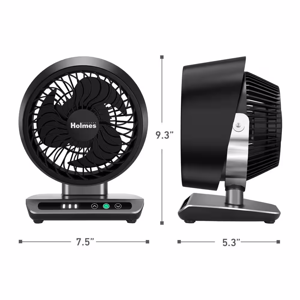 Holmes Blizzard 6 in. 3 Speed Table Fan