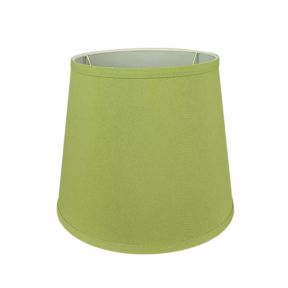 Aspen Creative Corporation 10 in. x 8.5 in. Lime Green Hardback Empire Lamp Shade