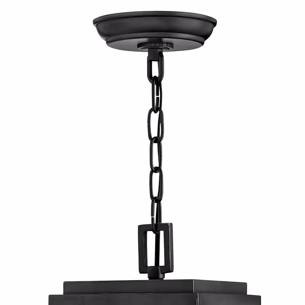 HINKLEY Republic 1-Light Black Outdoor Pendant Light