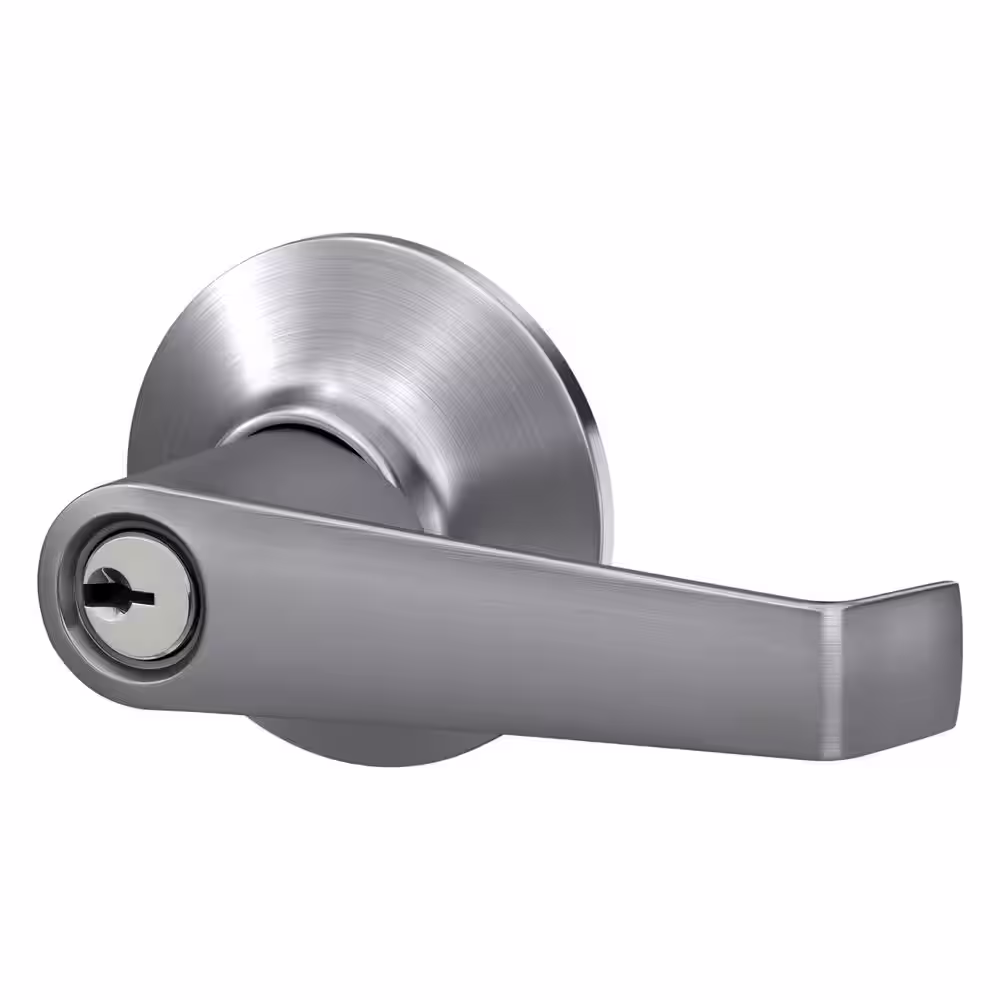 Schlage Elan Satin Chrome Light Commercial Storeroom Door handle