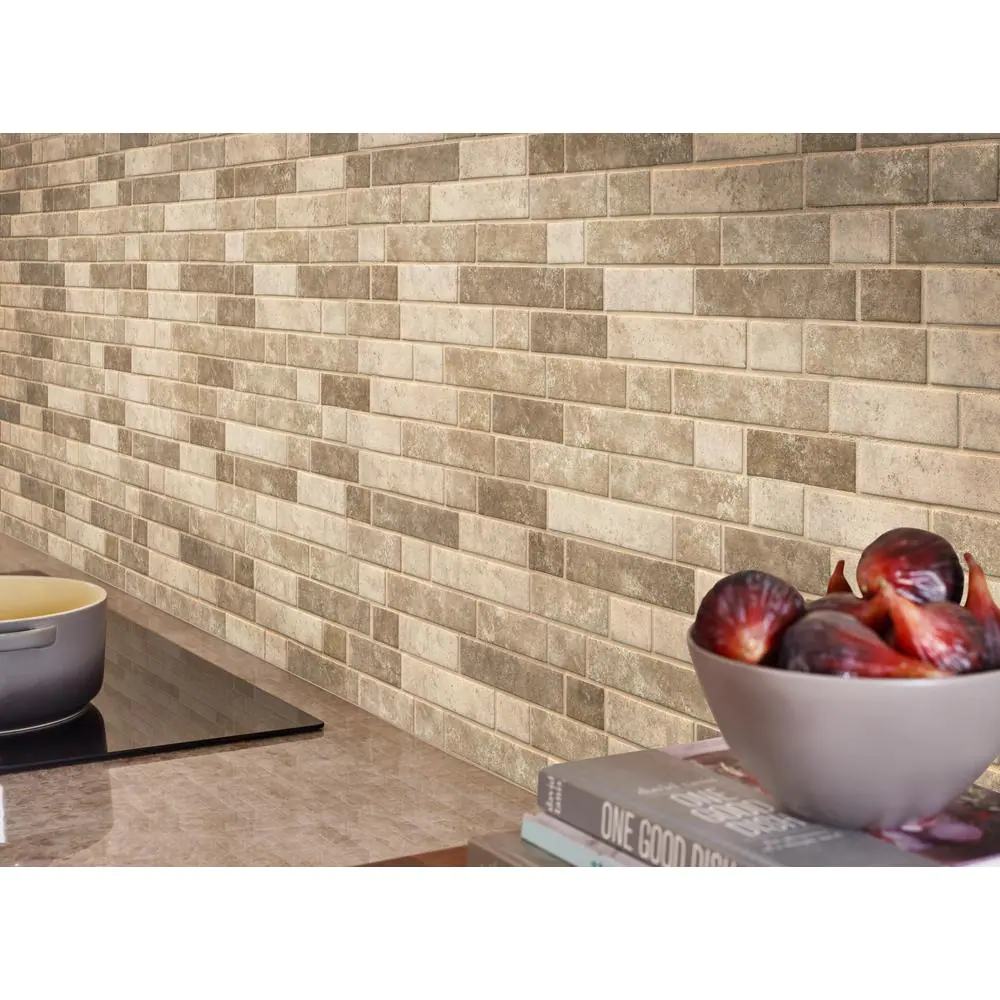 MSI Sahara Sundown Interlocking 11.25 in. x 13.5 in. Glossy Glass Patterned Look Floor and Wall Tile (14.55 sq. ft./Case)