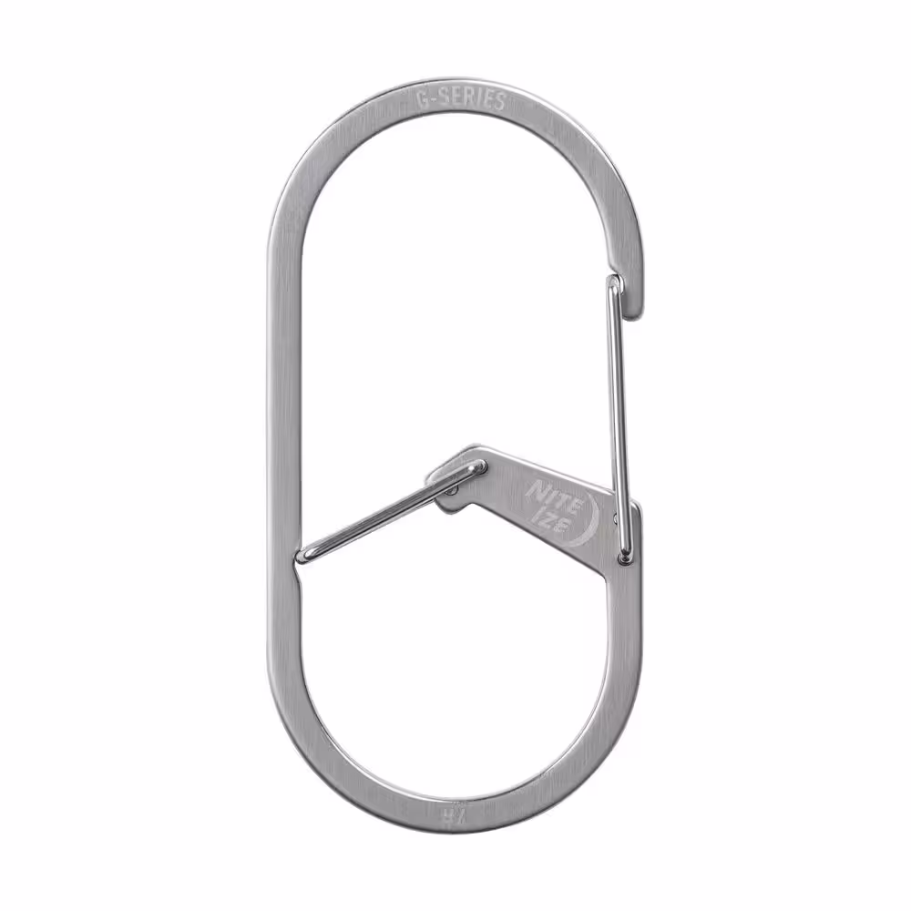 Nite Ize G-Series Dual Chamber Carabiner #4 - Stainless Steel