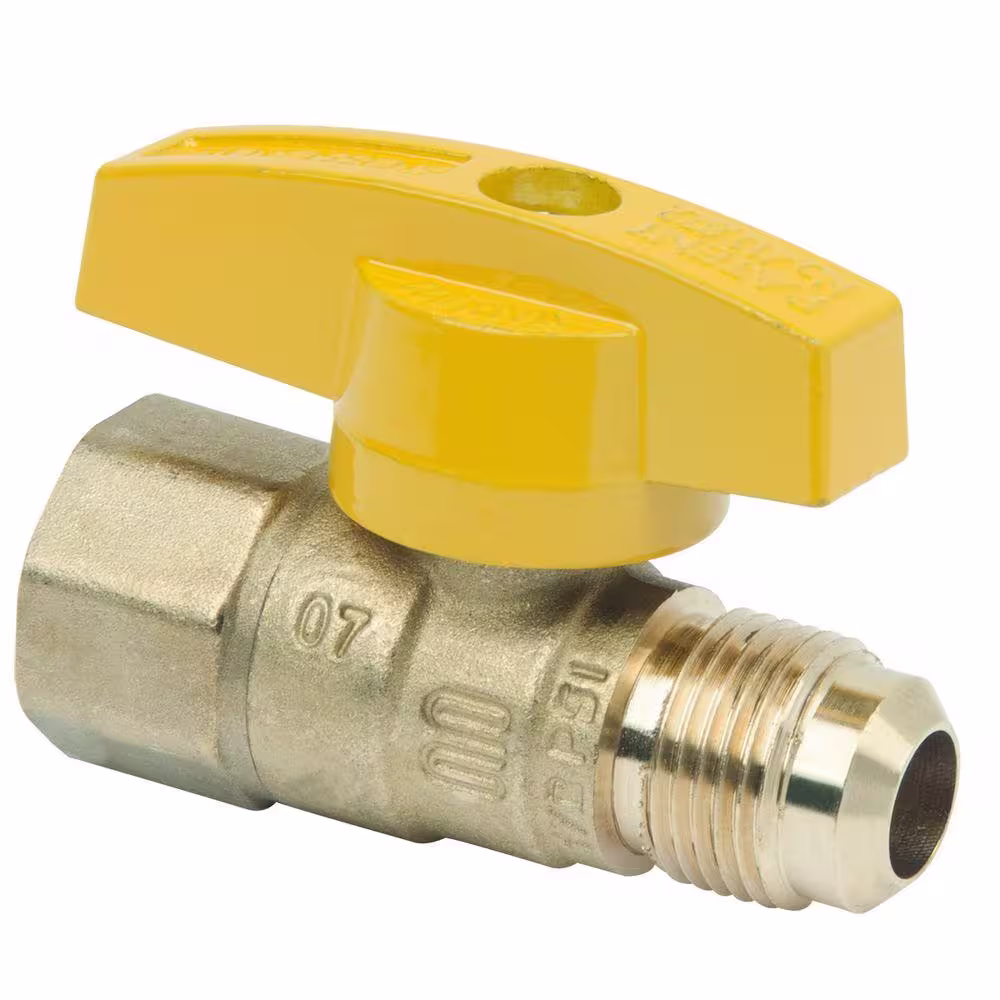 BrassCraft 1/2 in. OD Flare x 1/2 in. FIP Gas Ball Valve