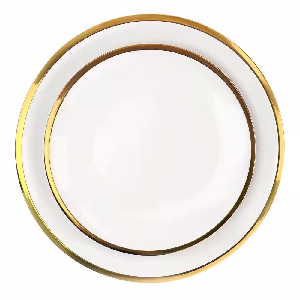 GIBSON HOME Premier Gold Fine Ceramic 12-Piece Dinnerware Set