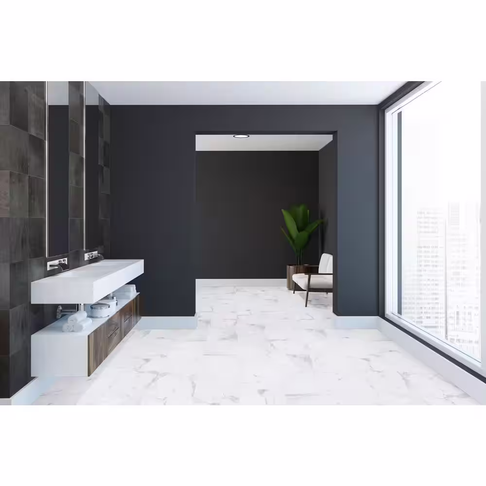 A&A Surfaces Umbria Geldrich 12 MIL x 11.81 in. x 23.62 in. Waterproof Luxury Vinyl Plank Flooring (19.37 sq. ft./Case)