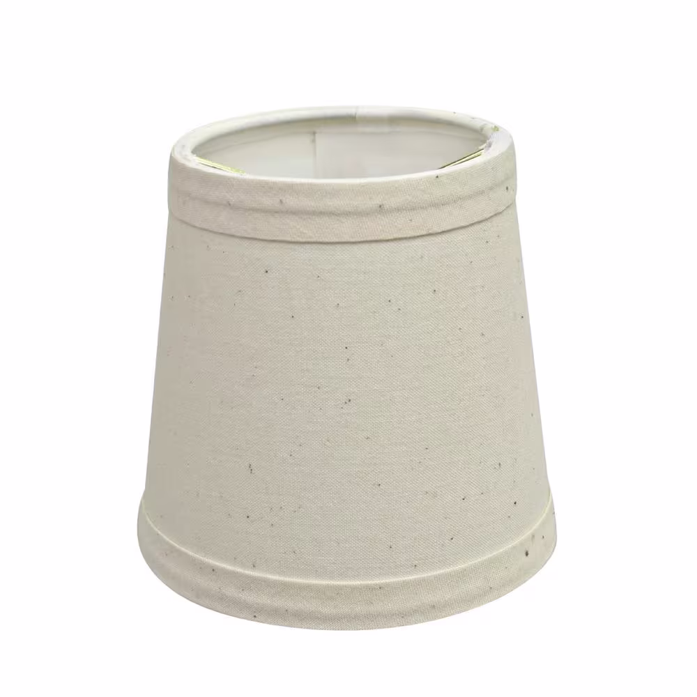 Aspen Creative Corporation 4 in. x 4 in. Off White Hardback Empire Lamp Shade (5-Pack)