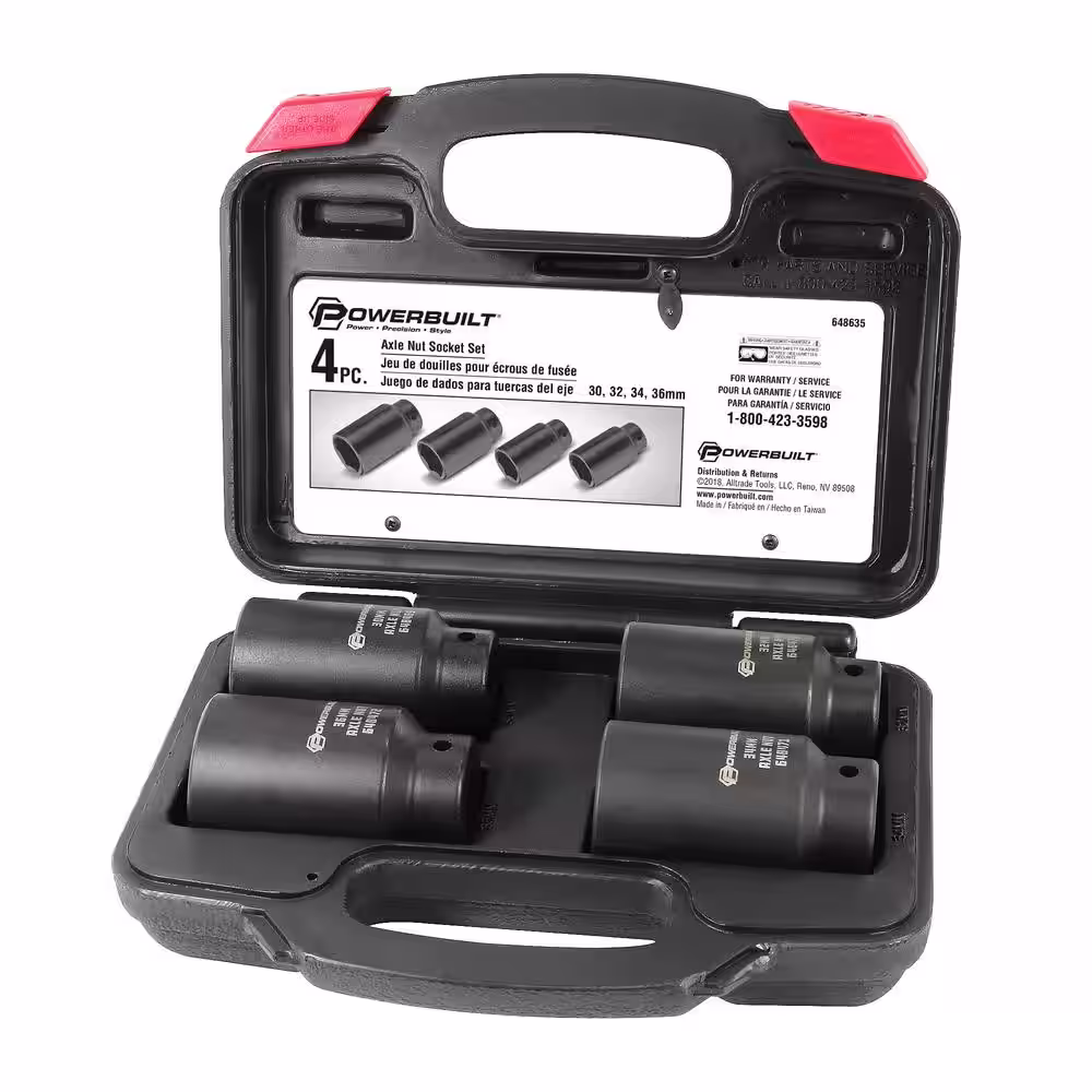 Powerbuilt Axle Nut Socket Kit
