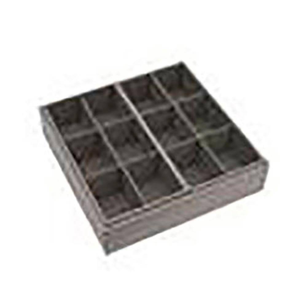 HOUSEHOLD ESSENTIALS 12.6 in. H x 12.6 in. W x 3 in. D Polyester Linen and PP Non-Woven Lining 3-Piece Drawer Organizers Starter Set