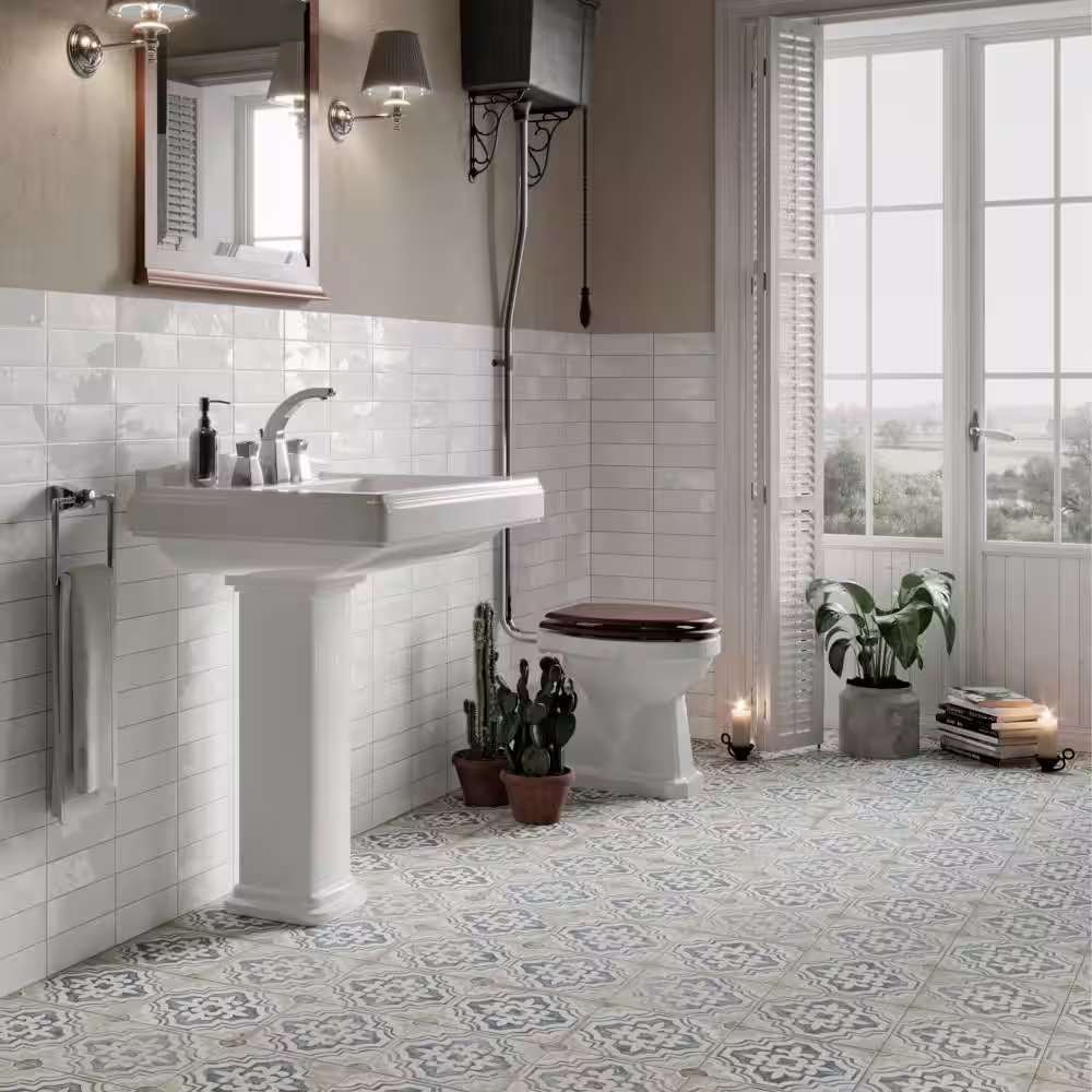 Merola Tile Kings Porto Fatima 17-5/8 in. x 17-5/8 in. Ceramic Floor and Wall Tile (10.95 sq. ft./Case)
