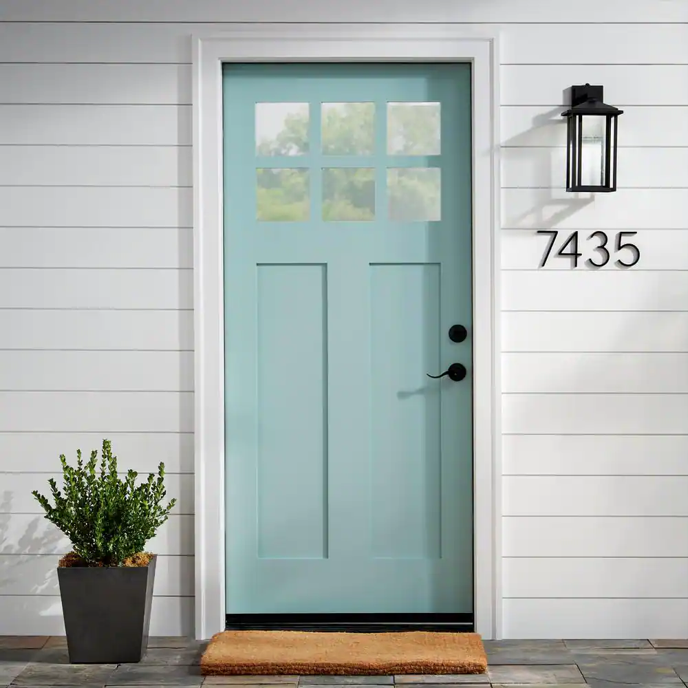 Everbilt 5 in. Black Floating or Flush House Number 1