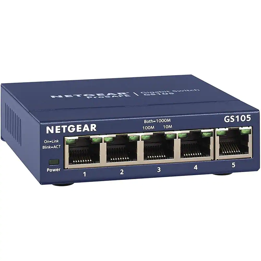 Netgear 5-Port Gigabit Ethernet Unmanaged Switch