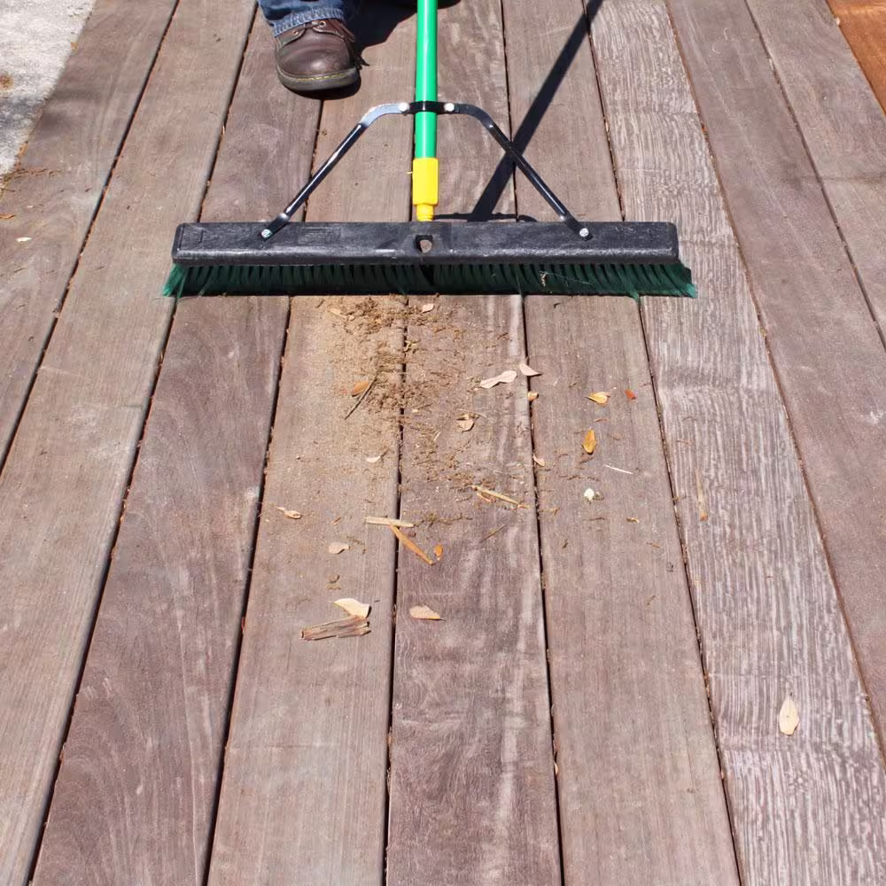 DeckWise Hardwood Deck Restore Kit 1 gal. Ipe Oil Semi-transparent Exterior Stain, Cleaner and Brightener, Plus Tools (10-Piece)