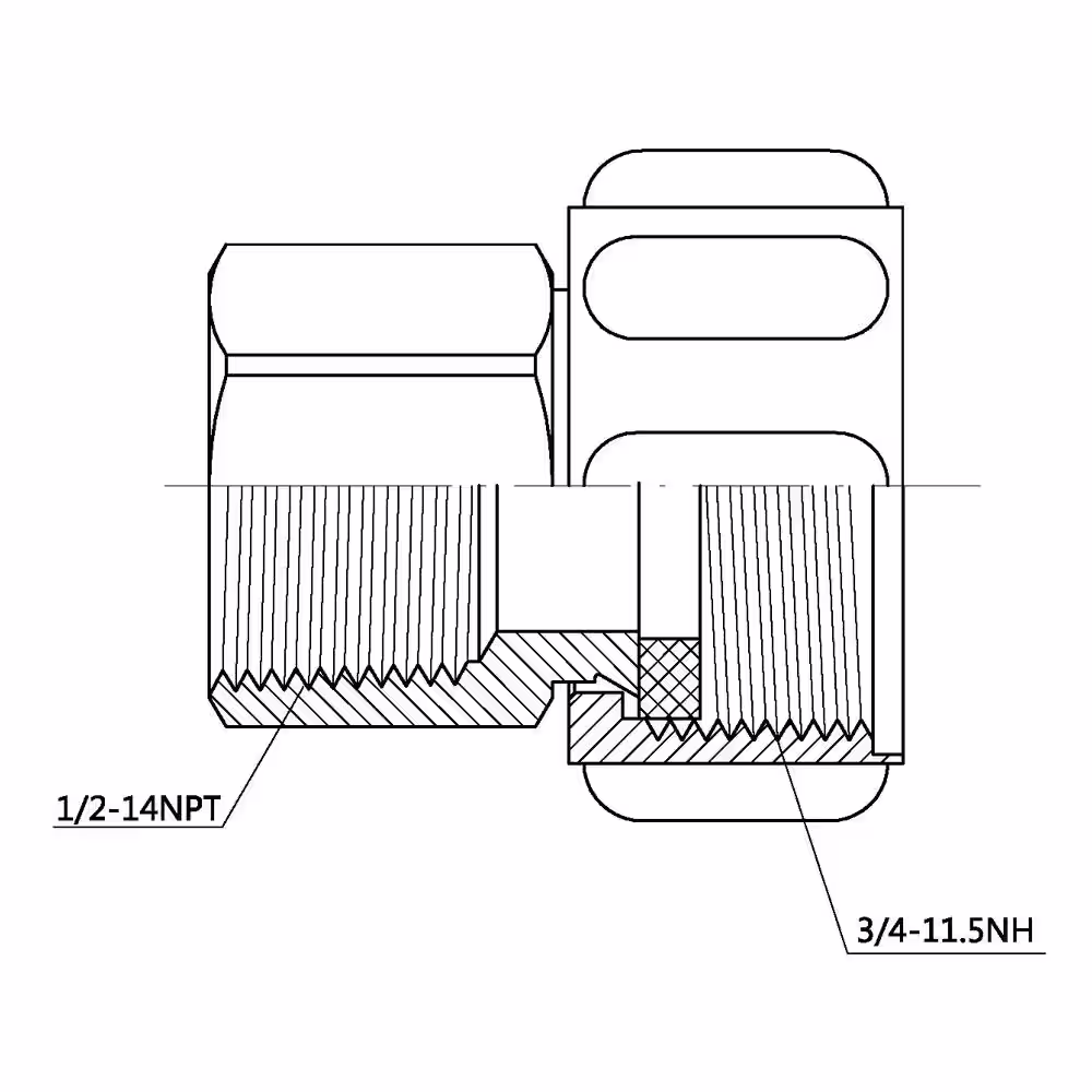 Everbilt 3/4 in. FHT x 1/2 in. FIP Brass Adapter Fitting