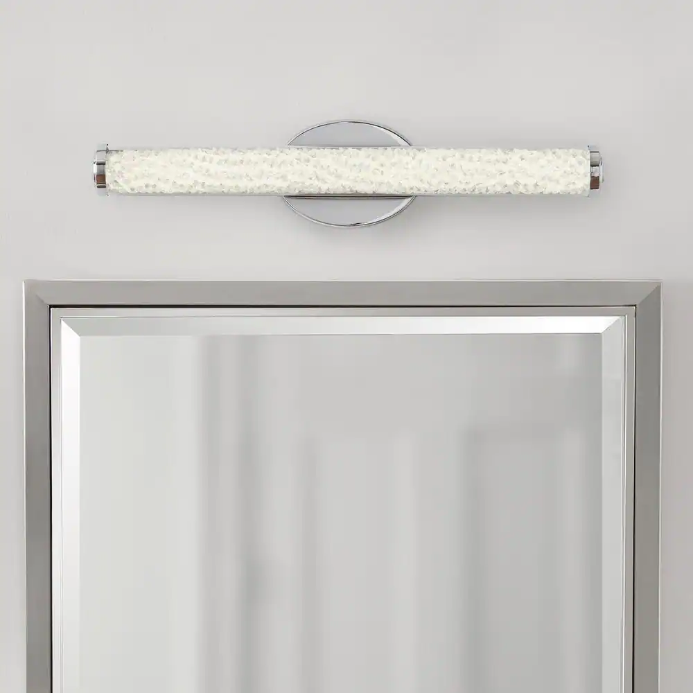 Home Decorators Collection Sibley 24 in. 1-Light Chrome LED Bathroom Vanity Light Bar