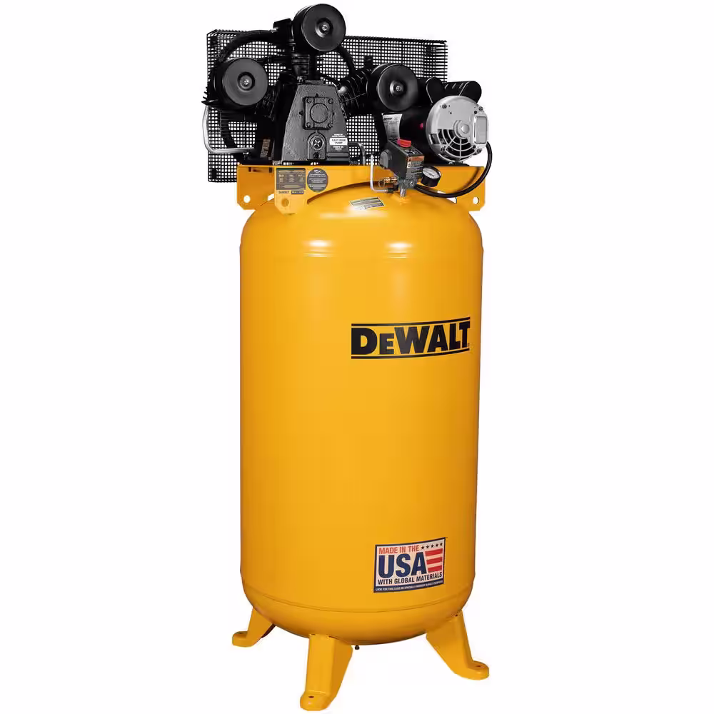 DEWALT 80 Gal. 4.7 HP 155 PSI Stationary Electric Air Compressor