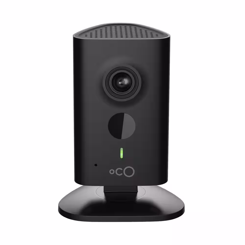 Oco HD 960p Indoor Video Surveillance Security Camera with SD Card, Cloud Storage, 2-Way Audio and Remote Viewing