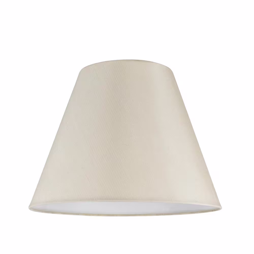 Aspen Creative Corporation 14 in. x 11 in. Ivory Hardback Empire Lamp Shade