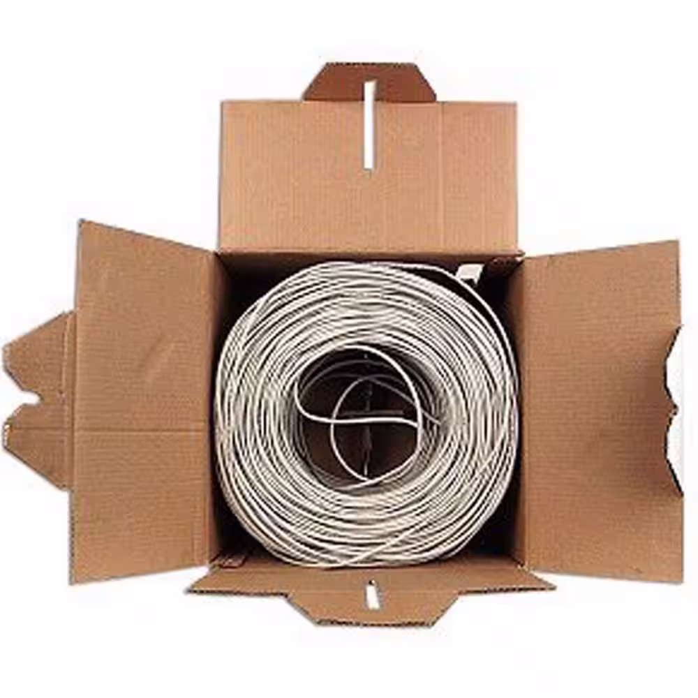 SPT 1000 ft. 24-Gauge CAT5E Cable, Gray (4-Pair)