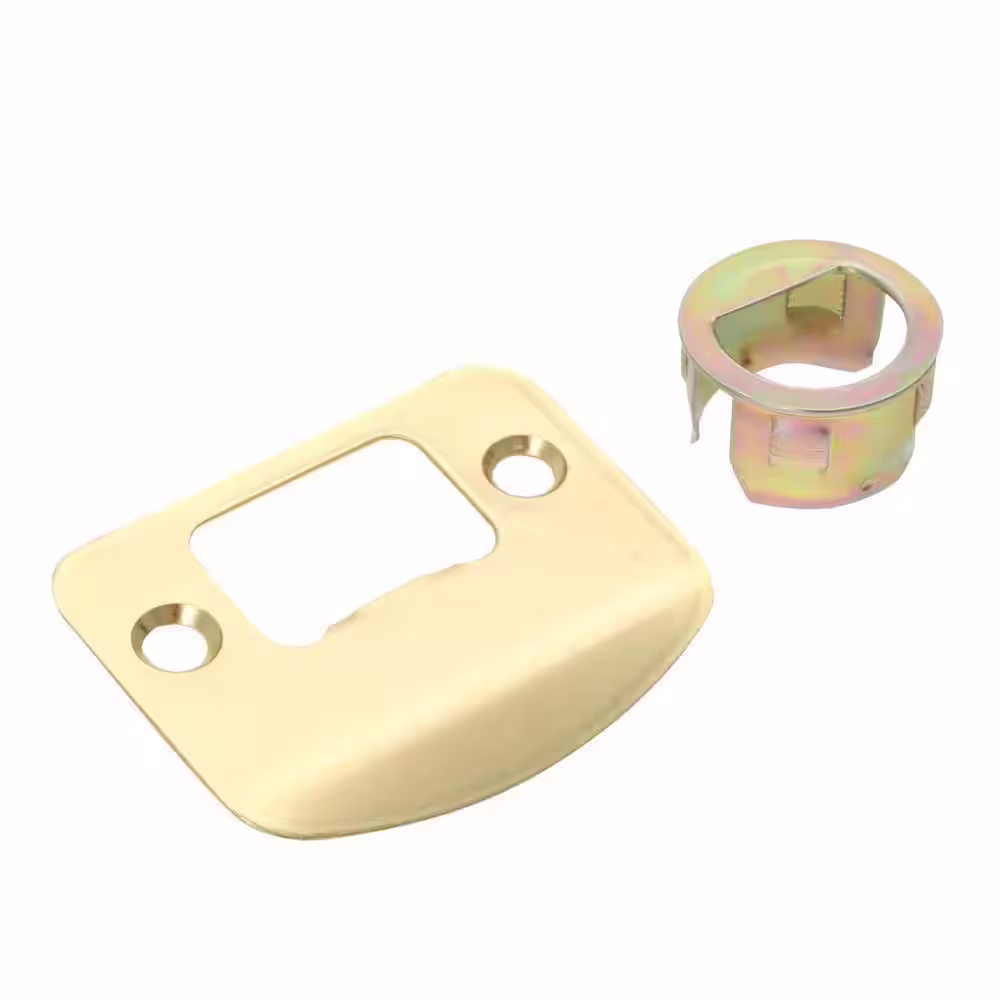 Defiant Tonebridge Brushed Gold Hall/Closet Door Lever with Square Rose