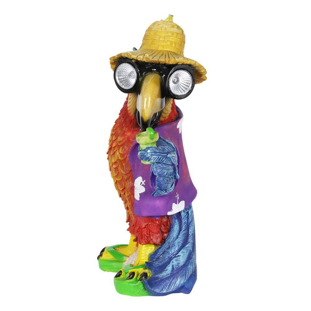 Exhart Solar Party Parrot Statue