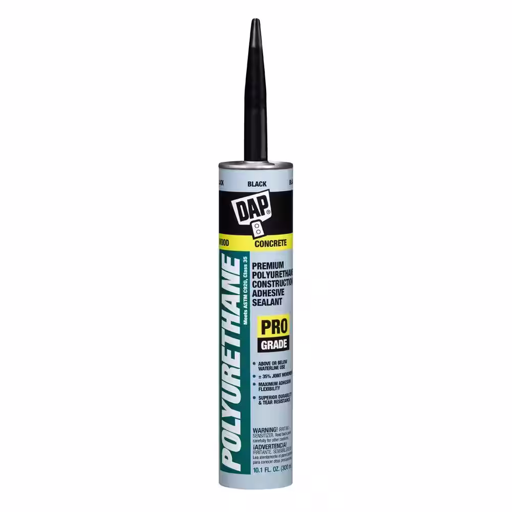 DAP Polyurethane 10.1 oz. Black Premium Commercial Grade Sealant (12-Pack)