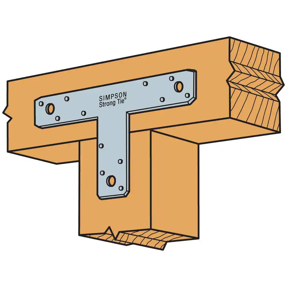 Simpson Strong-Tie 12 in. x 8 in. 14-Gauge Galvanized T Strap