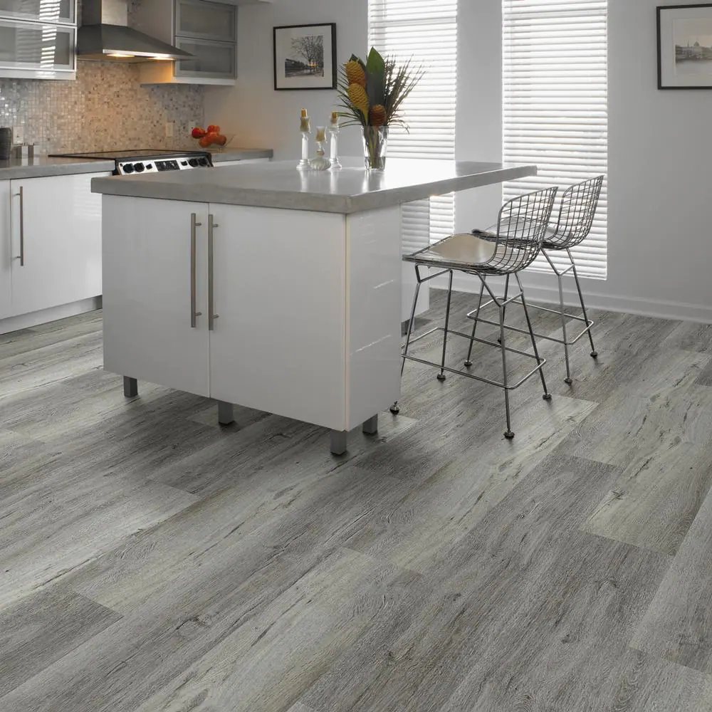 Shaw Melrose Oak Sidewalk 20 MIL x 9 in. W x 59 in. L Click Lock Waterproof Luxury Vinyl Plank Flooring (21.8 sqft/case)
