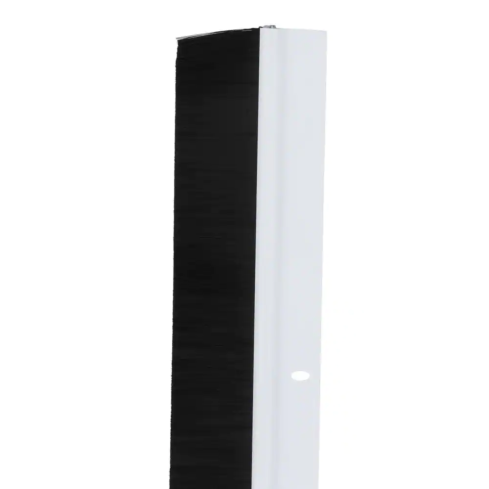 Frost King 1-3/4 in. x 36 in. White Plastic and Brush Door Sweep