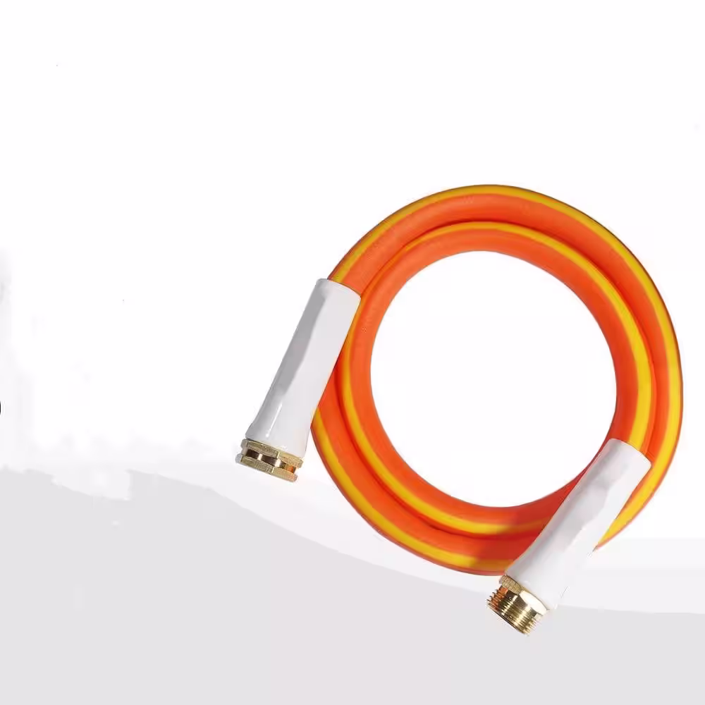 None 5/8 in. x 10 ft. Heavy-Duty Garden Hose, Ultra Flexible Water Hose, Drinking Water Safe, All-Weather, Lightweight