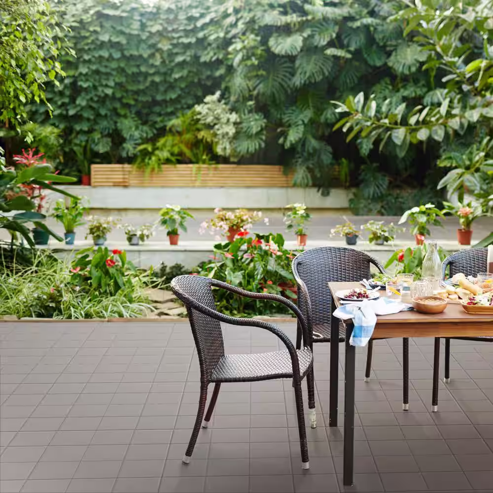 Merola Tile Quarry Grey 5-7/8 in. x 5-7/8 in. Ceramic Floor and Wall Tile (5.98 sq. ft./Case)