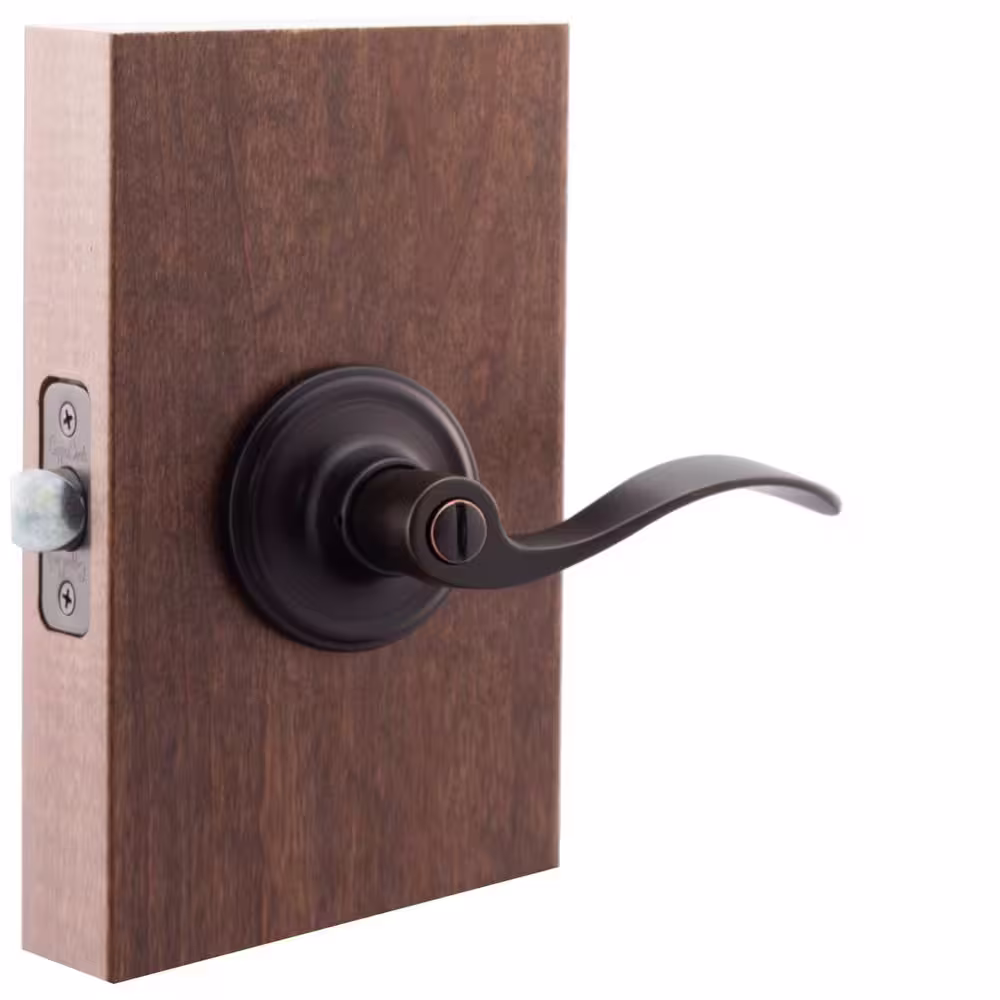 Copper Creek Waverlie Tuscan Bronze Privacy Bed/Bath Door Handle