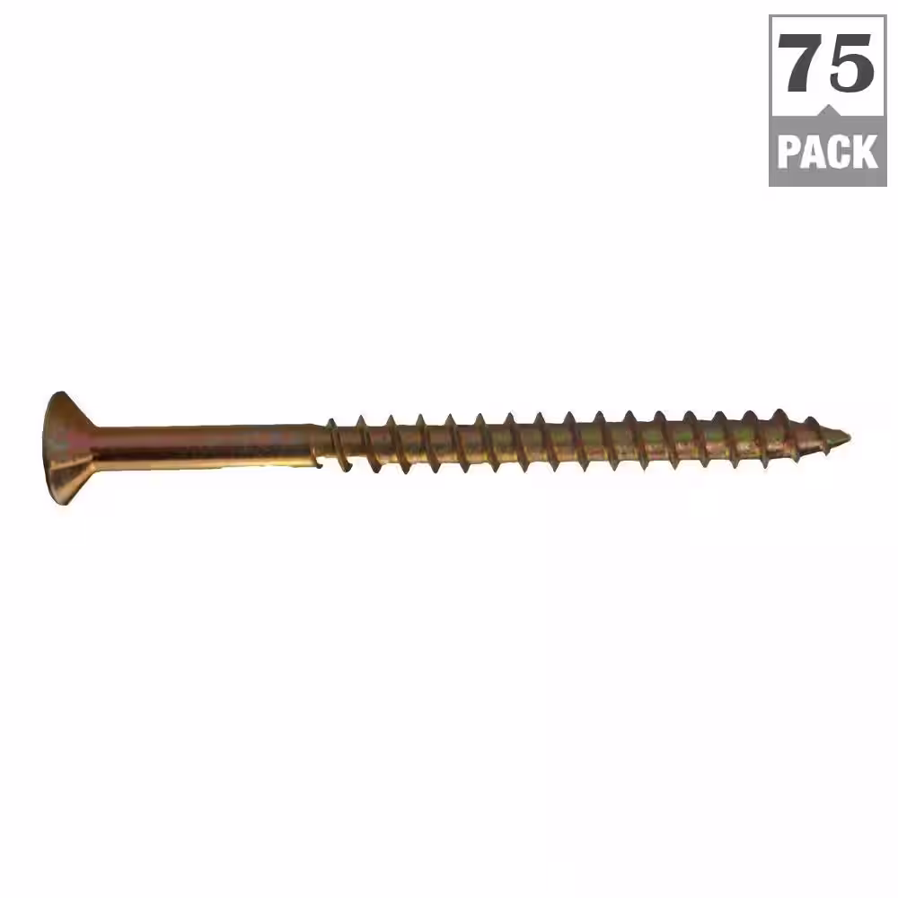 Grip-Rite #8 x 3 in. Philips Bugle-Head Coarse Thread Wood Screws (1 lb./Pack)