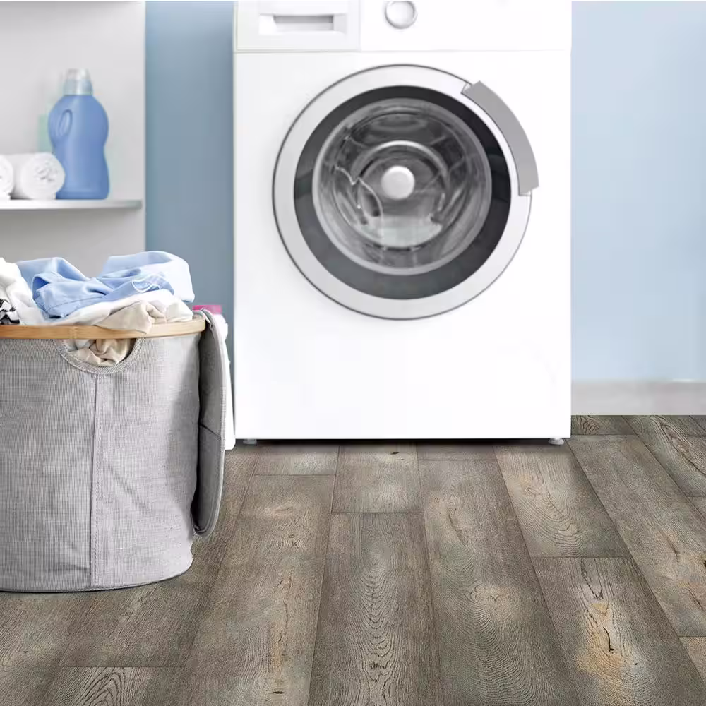 Lifeproof San Joaquin River Oak 2/7 in. T x 6.5 in. W Waterproof Engineered Hardwood Flooring (19.5 sqft/case)