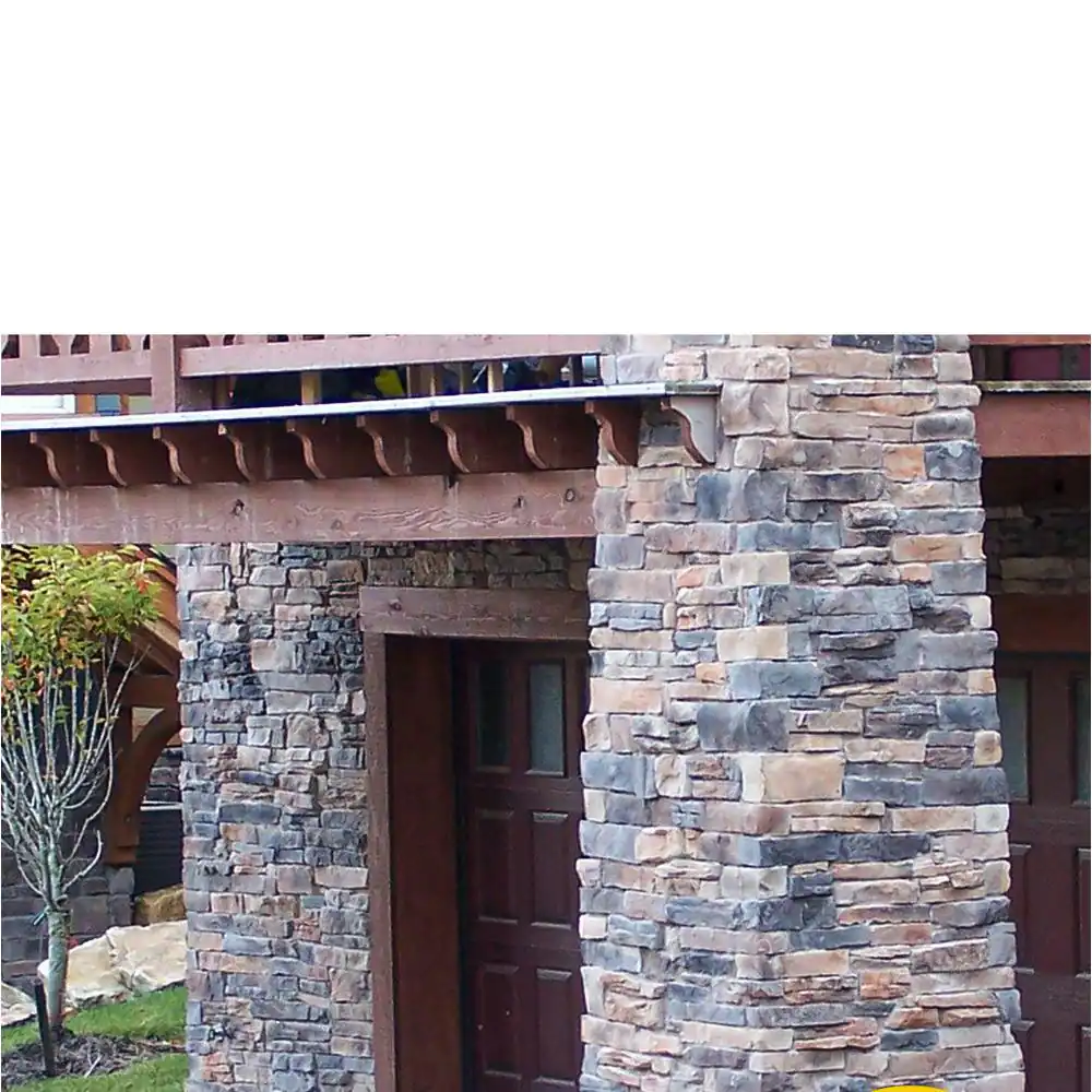 M-Rock Traditional 1.5 in. to 4 in. x 5 in. to 9 in. Shiloh Ledge Stone Concrete stone Veneer (8 sq. ft./bx)