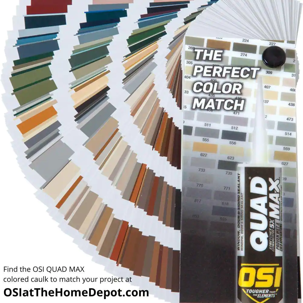 OSI QUAD Max 9.5 fl. oz. White #001 Exterior/Interior Window Door and Siding Sealant